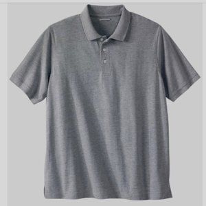 6X BIG GREY POLO SHIRT WITH POCKET NEW WITH TAGS